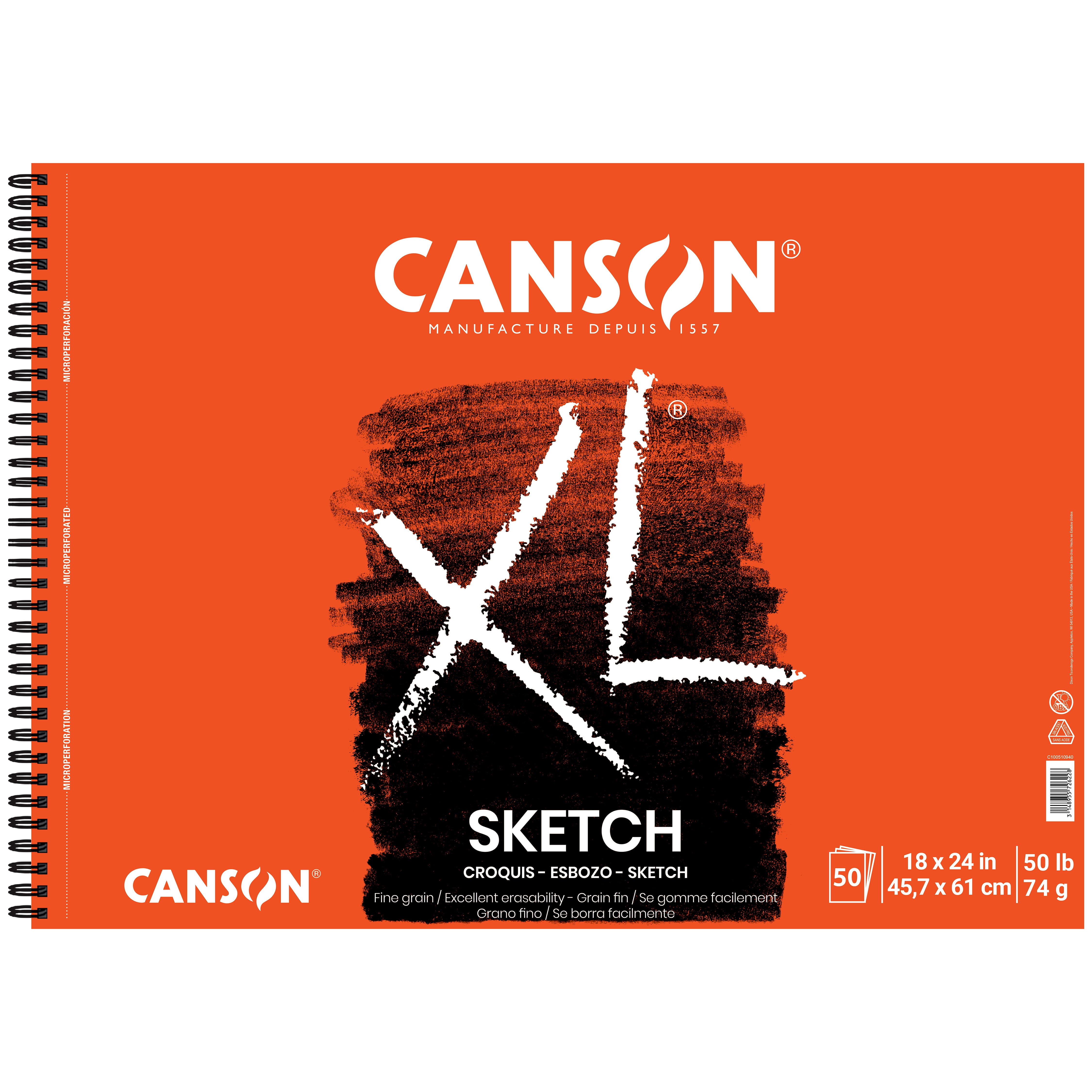 NeweggBusiness - Canson XL Newsprint Pads 24 In. x 36 In. Pad Of
