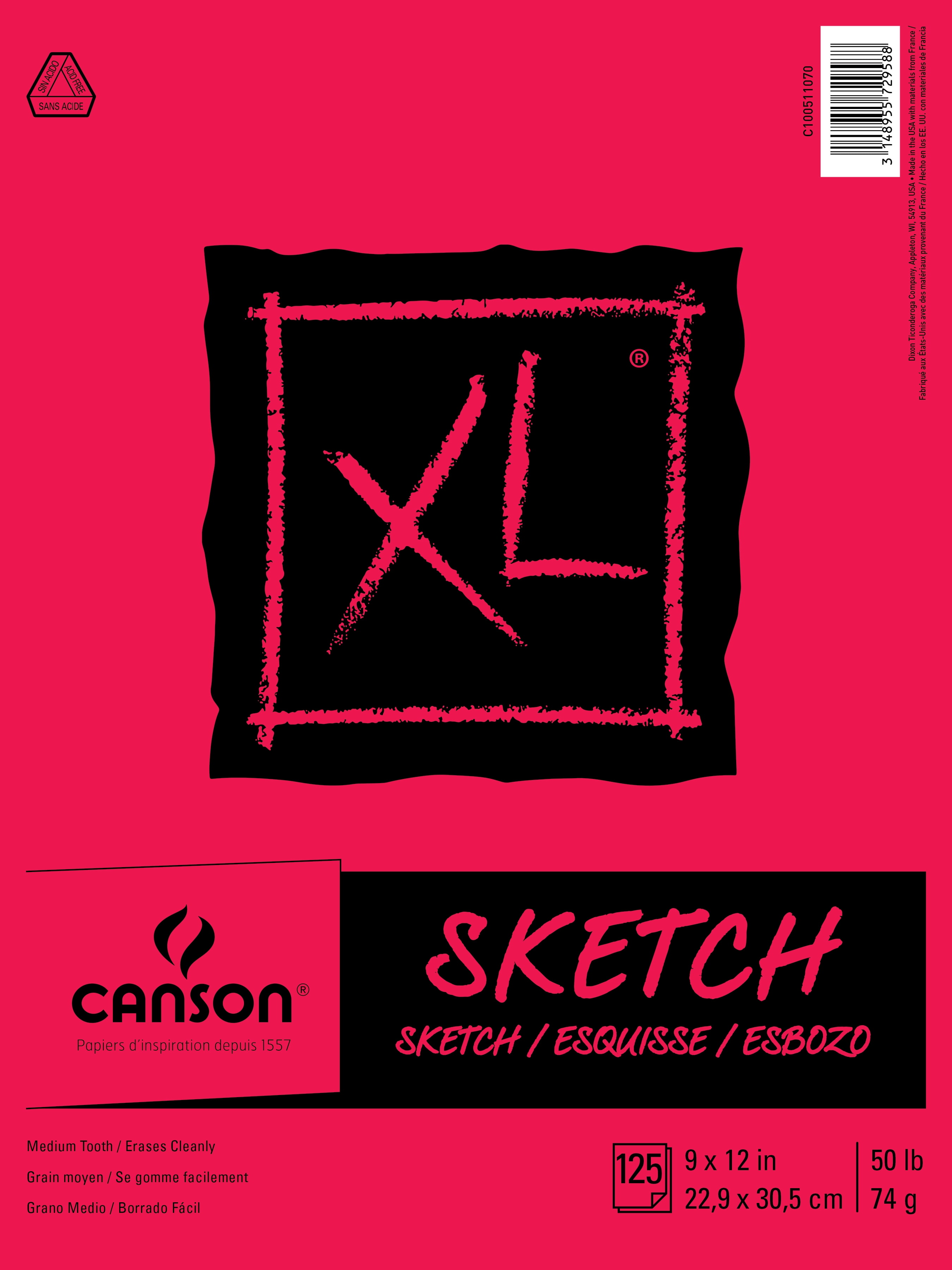 Canson XL Drawing Pad, 9” x 12” - The Art Store/Commercial Art Supply
