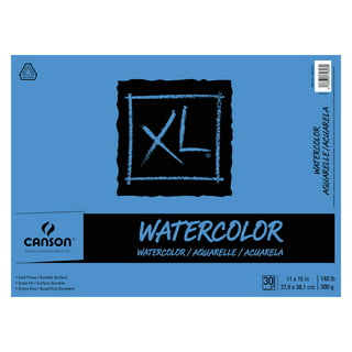 Canson XL Watercolor Pad, 2 Pack Bundle For Watercolor paints and