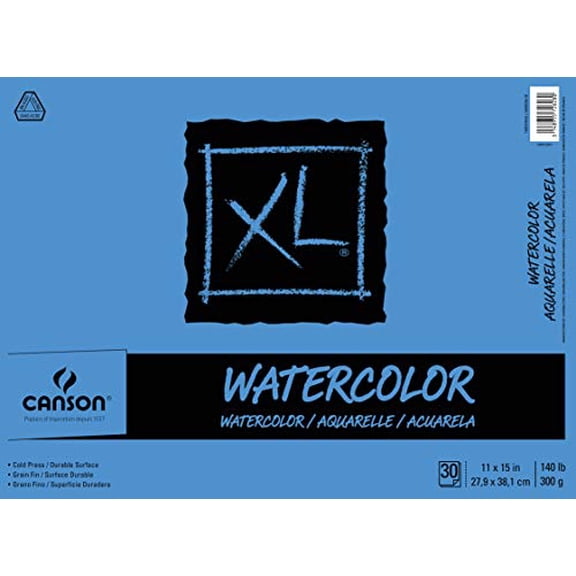 Canson XL Watercolor Paper Pad 11"X15"-30 Sheets