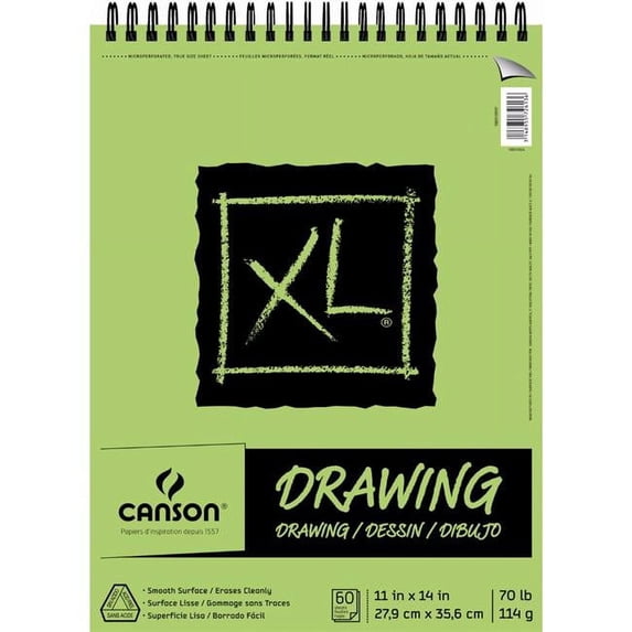 Canson Xl Top Wire Binding Drawing Pad- 11 x 14 In.