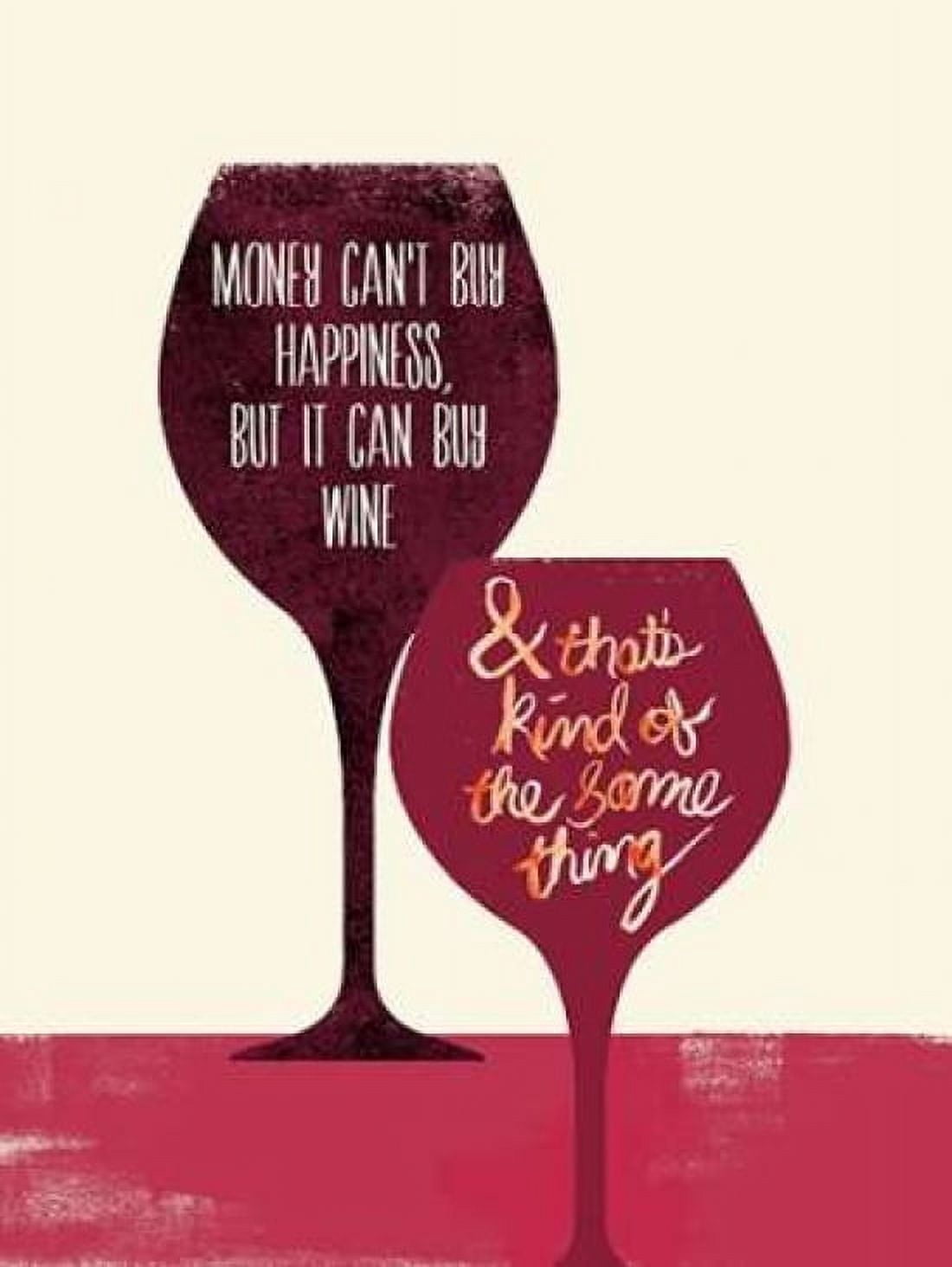 Cant Buy Happiness Canvas Art - Studio Bella (18 x 24)