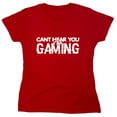 thumbnail image 1 of Cant Hear You I'm Sarcastic Humor Novelty Funny Women's Casual Tees, 1 of 3