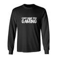 thumbnail image 1 of Cant Hear You I'm Sarcastic Humor Novelty Men's Long Sleeve Shirts, 1 of 3