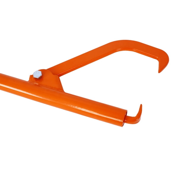 Cant Hook Retractable 14 Inch Opening Steel Handle 48in length,