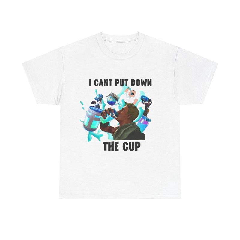 Cant Put Down The Cup Fortnite Funny Meme Fortnite Cotton