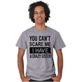 thumbnail image 1 of Cant Scare Me I Have A Crazy Sister Men's Graphic T Shirt Tees Brisco Brands S, 1 of 4