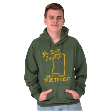 Cant Spell It Nice To Mississippi Hoodie Sweatshirt Women Men Brisco Brands S