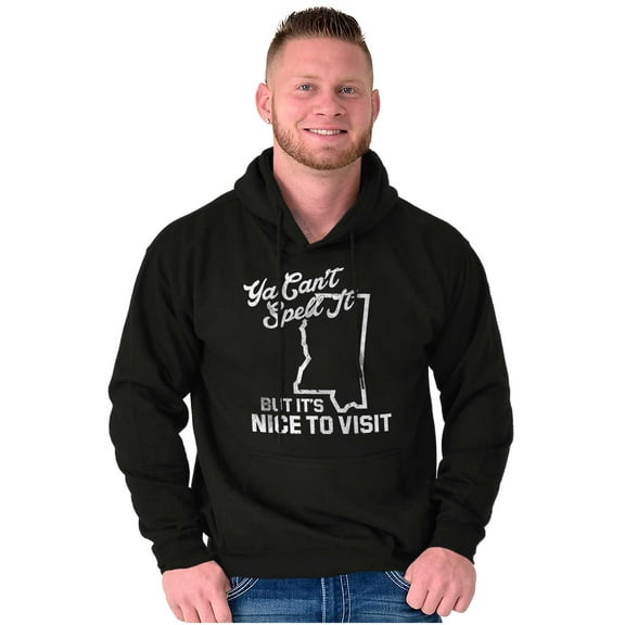 Cant Spell It Nice To Mississippi Unisex Plus Fleece Graphic Hoodie Brisco Brands 3X