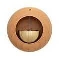 Cant Stop Wooden Doorbell Wind Chimes Paste Doorbell Room Porch Garden