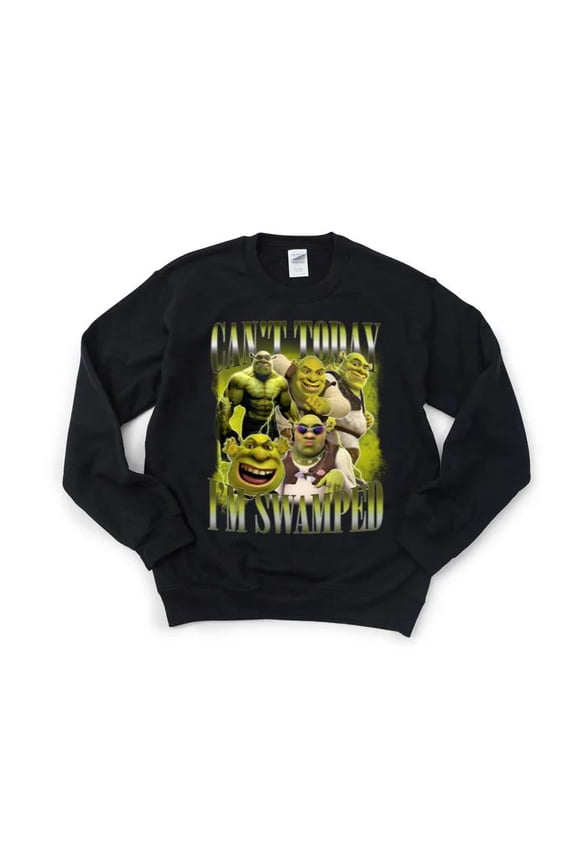 Cant Today Im Swamped Funny Alligator Crocodile Humor Busy Overwhelmed Sweatshirt, for men & women, up to size 5XL