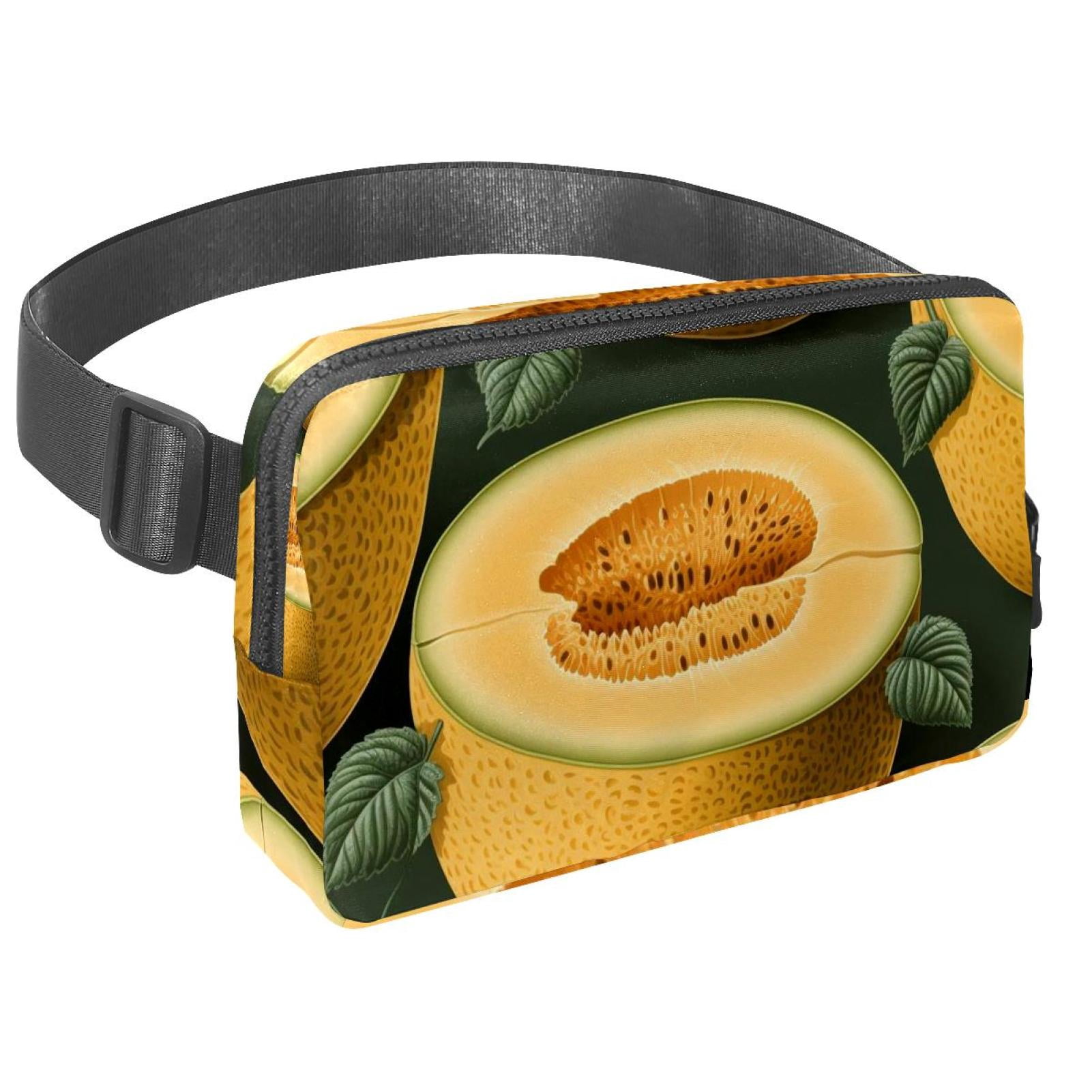 Cantaloupe Lightweight Adjustable Fanny Bag Running Belt Waist Pack with Extension Strap Unisex