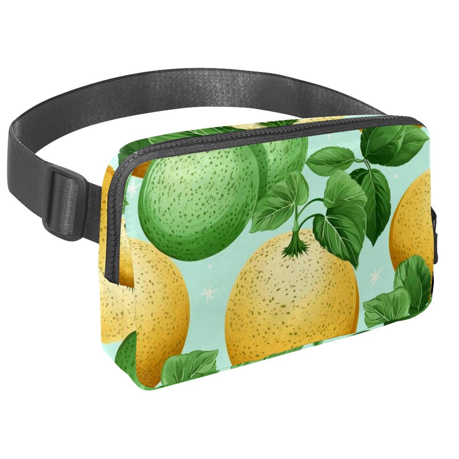 Cantaloupe Lightweight, Adjustable Waist Pack Crossbody Bag Running Belt with Extension Strap - Unisex