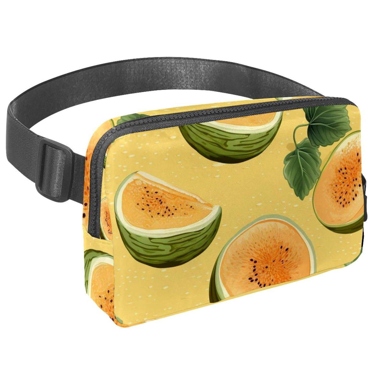 Cantaloupe Lightweight Adjustable Waist Packs Crossbody Bag Fanny Pack with Extension Strap Unisex