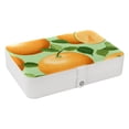 thumbnail image 1 of Cantaloupe PU Leather Jewelry Box Necklace Organizer with Removable Compartment and Storage Box - Portable Beauty Organizer, 1 of 6