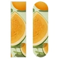 thumbnail image 1 of Cantaloupe Skateboard Grip Tape Stickers Pack of Two, Emery Surface PVC Backing Size 8.8x32.6in/22.4x83 cm, 1 of 5