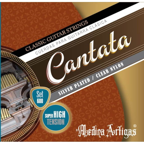 Cantata Classical Guitar Strings Super High Tension Special Nylon - Silver Plated Copper (600)