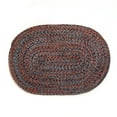 thumbnail image 1 of Cantebury Farmhouse Navy, Light Blue, Red 3' x 5' Braided Oval Area Rug, 1 of 6