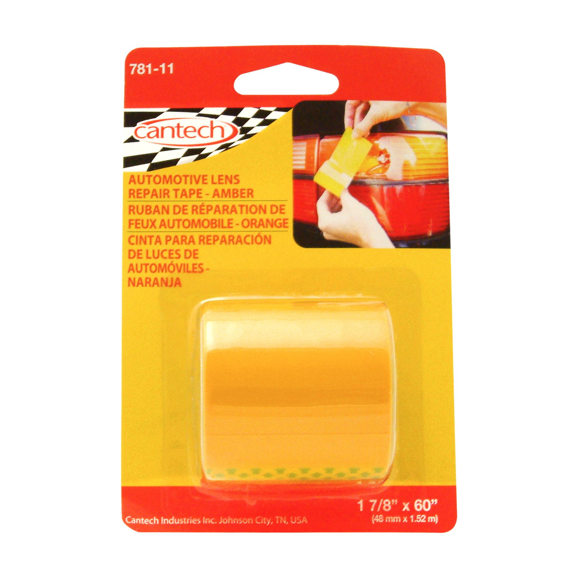 Cantech, Automotive Lens Tape, 781, Amber, 2 in. x 115 in