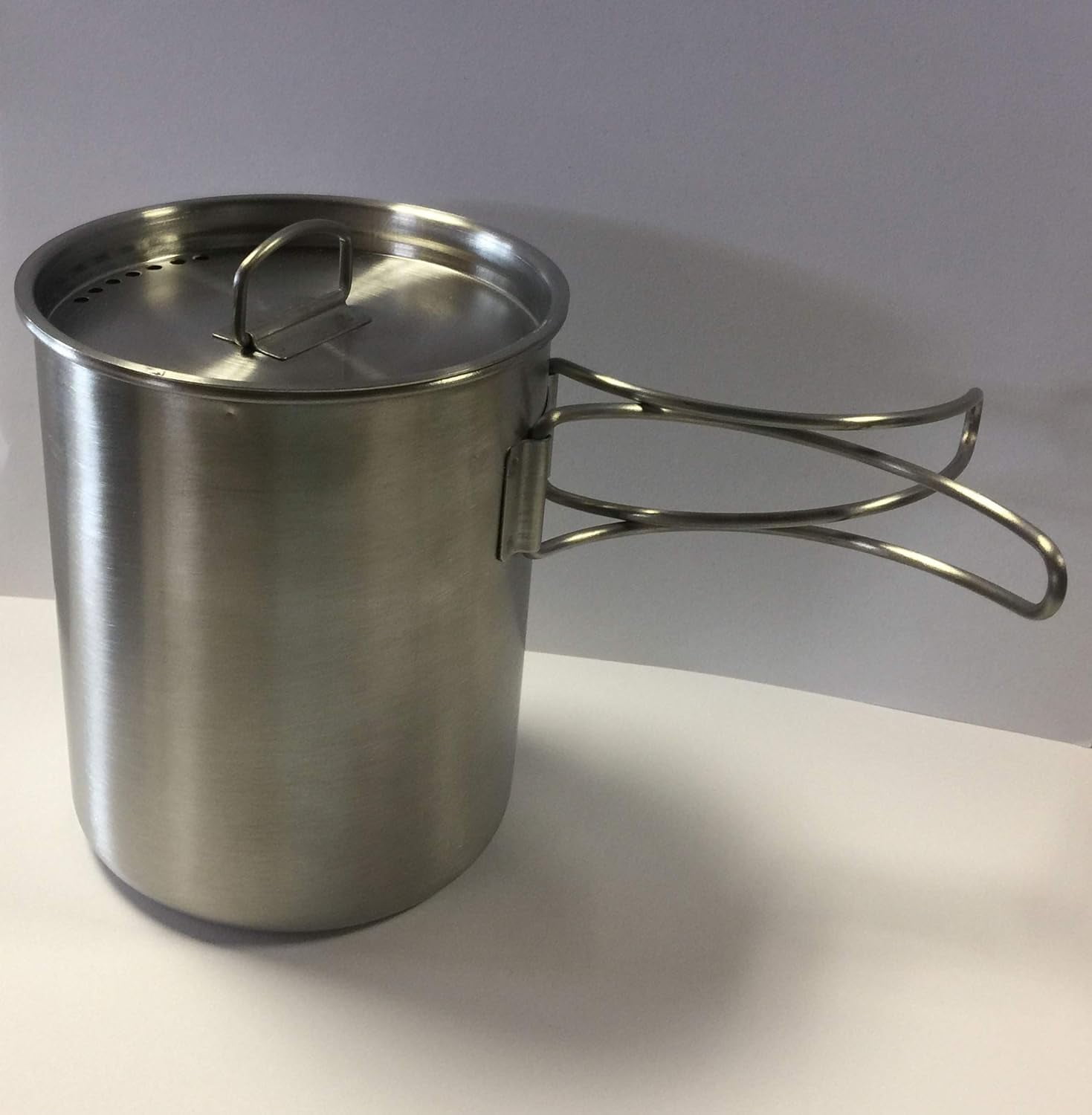 Canteen Cup With Vented Lid, Stainless Steel