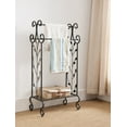 Canterbury Freestanding 3 Tier Bathroom Towel Rack Organizer, Black ...