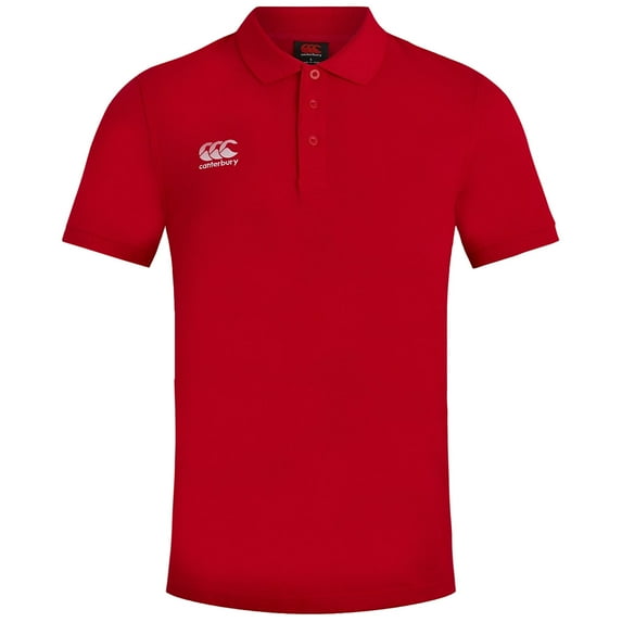Canterbury Mens Waimak Short Sleeve Pique Polo Shirt
