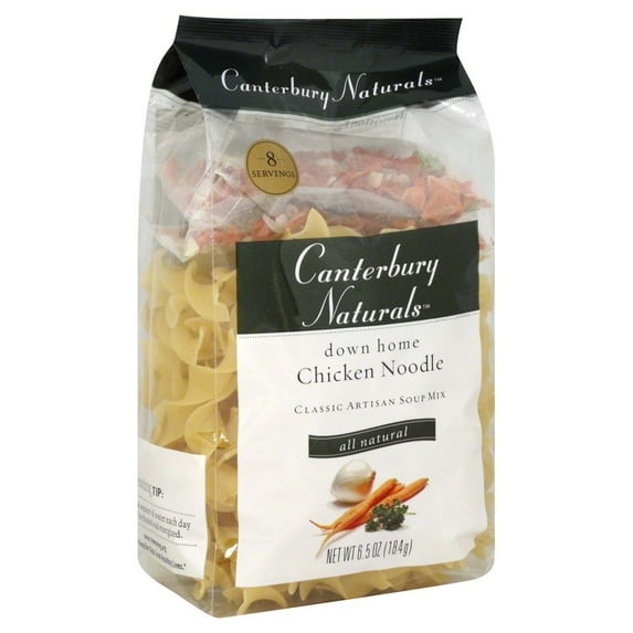Canterbury Naturals Down Home Chicken Noodle Classic Artisan Soup Mix, 6.5 Ounce Bag
