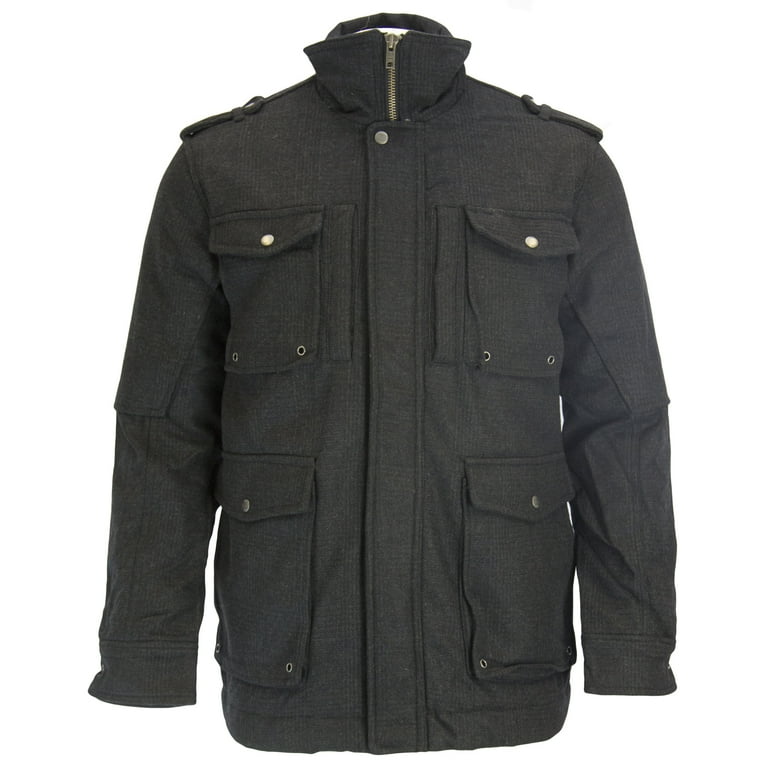 Canterbury of New Zealand Charcoal Hayes 4-Pkt Jacket, Large