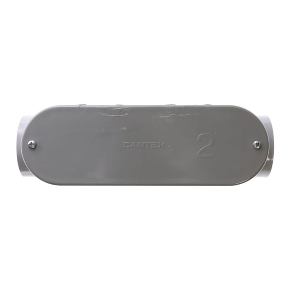 Cantex 5133106 Non-Metallic PVC Type-C Conduit Access Outlet Body, 2-Inch