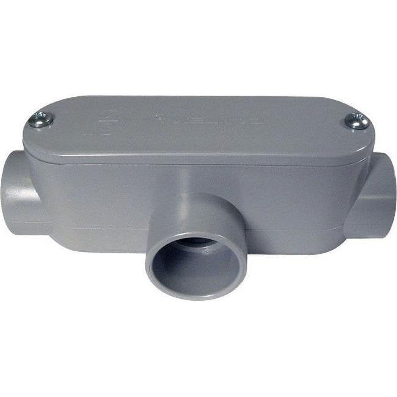 Cantex Conduit Outlet Body,PVC,Trade Size 1in 5133565