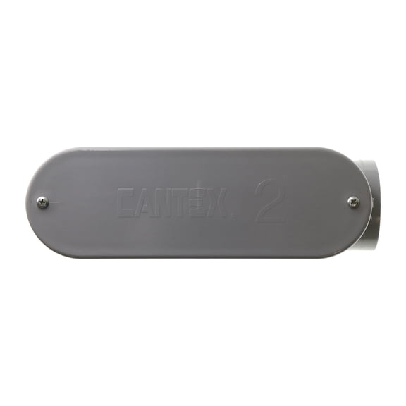 Cantex 5133668 Non-Metallic Rigid PVC Type-LB Conduit Access Body Fitting, 2-Inch