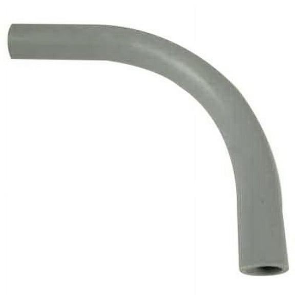 Cantex 5133829 Gray PVC Standard Radius 90 Degree Rigid Elbow 2-1/2 Inch
