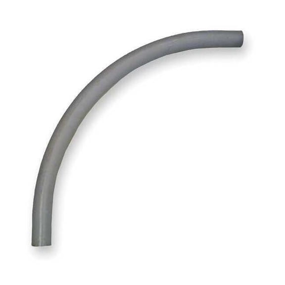 Cantex Conduit Fitting 90 Deg Elbow, 2-1/2 in, Glue, PVC, Painted 5133829