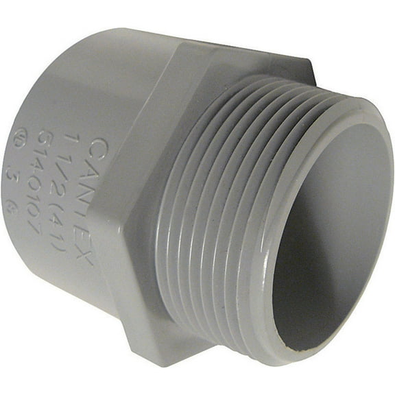 Cantex 5140104U 0.75 in. PVC Male Terminal Adapter