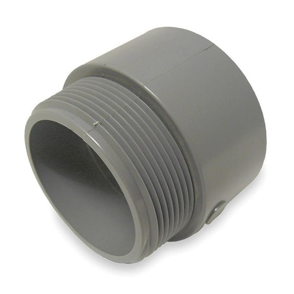 Cantex 5140110 Gray PVC Terminal Adapter 3 Inch