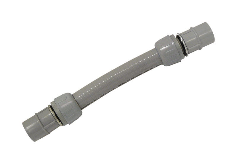 Gray 3/4" Flexible PVC Electrical Conduit Elbow