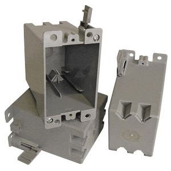 Cantex EZ21SO 1-Gang Old Work Residential Box 3 Inch x 2-1/4 Inch x 3-5/8 Inch 21 Cubic-Inch EZ Box