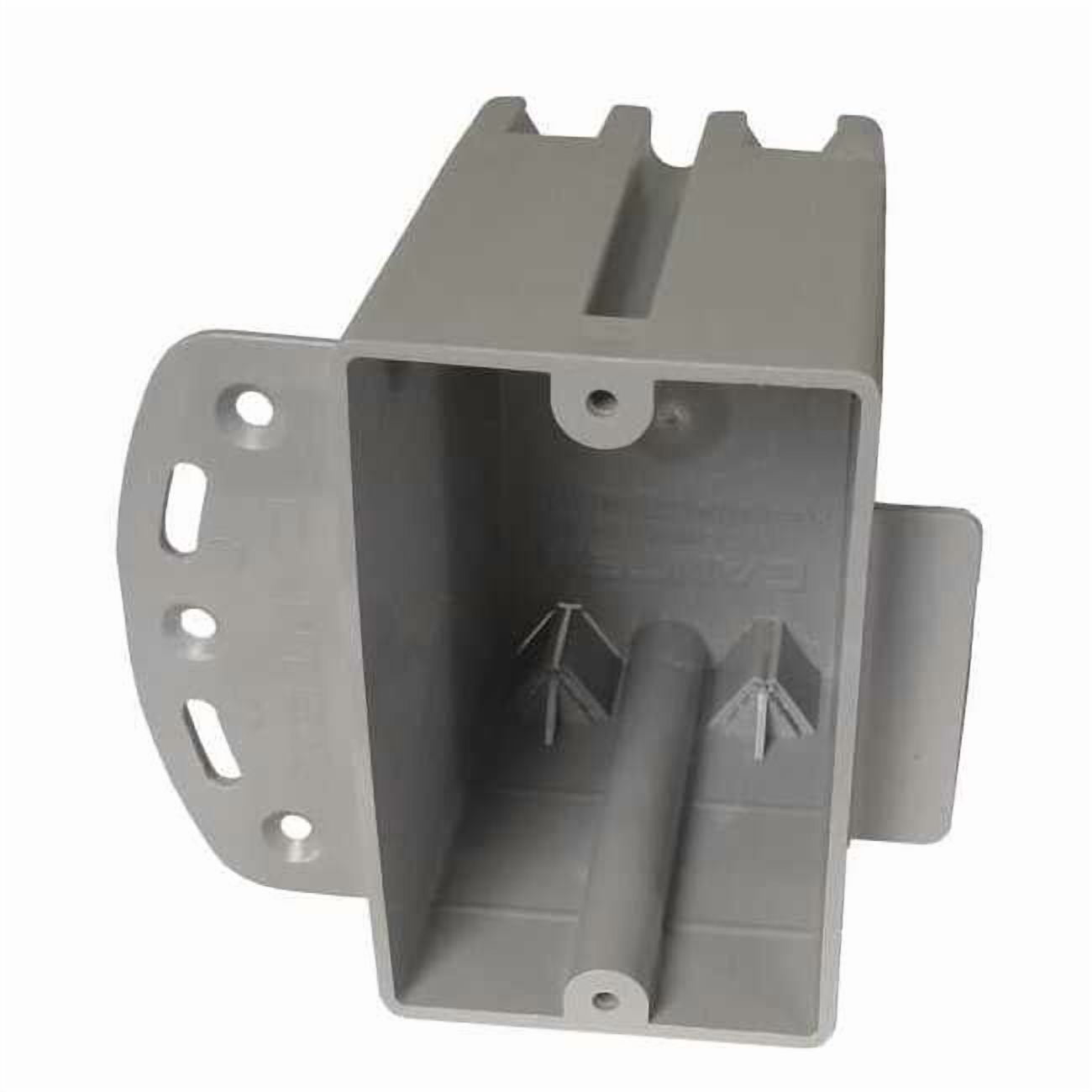 Electrical Box, 20.3 cu in, Switch Box Type, 1 Gang, PVC, Rectangular ...