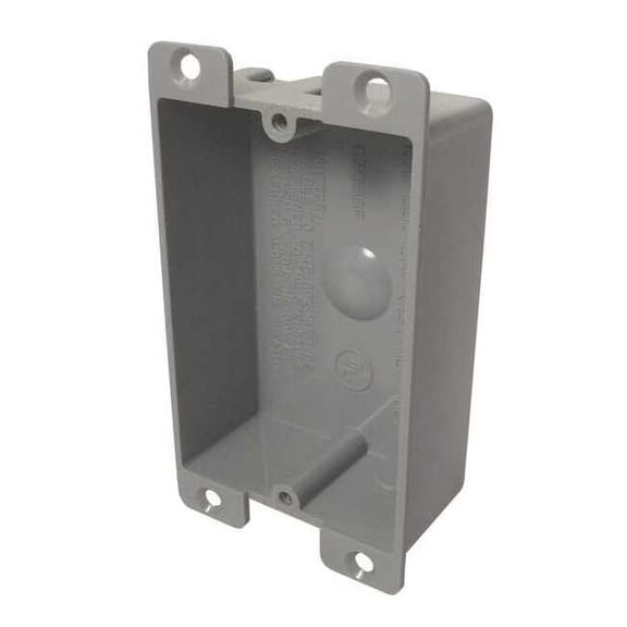 Cantex Electrical Box,Square,PVC EZ08SF