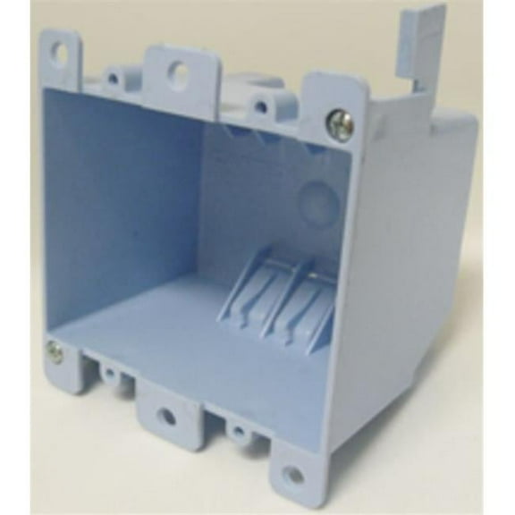 Cantex Industries EZ25DOR 25 cu. in. PVC 2 Gang Old Work Electrical EZ Box
