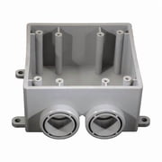 Cantex Weatherproof Box,2Inlet,PVC,36.3 cu. in 5133391