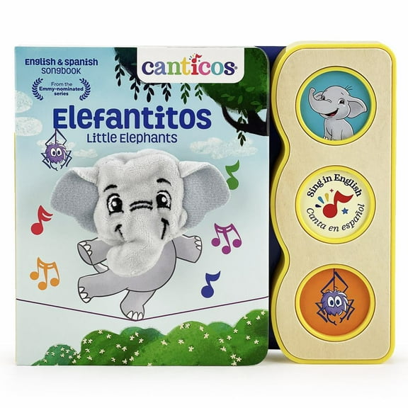 Canticos Elefantitos / Little Elephants (Bilingual) (Board Book)