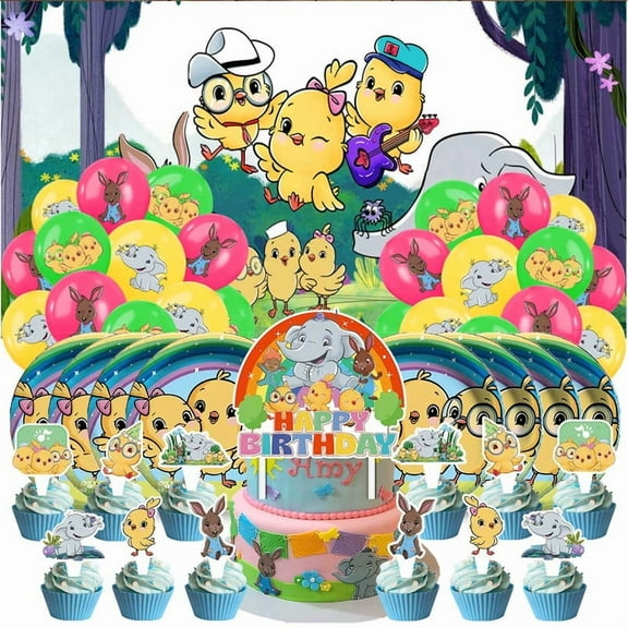 Canticos Birthday Party Supplies Balloons Paper Plates Decoration Cake Topper Decor Tableware Banner Backdrop