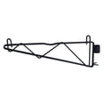 thumbnail image 1 of Cantilever Single Shelf Post Wall Mount, (2) 18" single post cantilever arms, (4) post mount brackets, black epoxy finish, NSF, 1 of 1