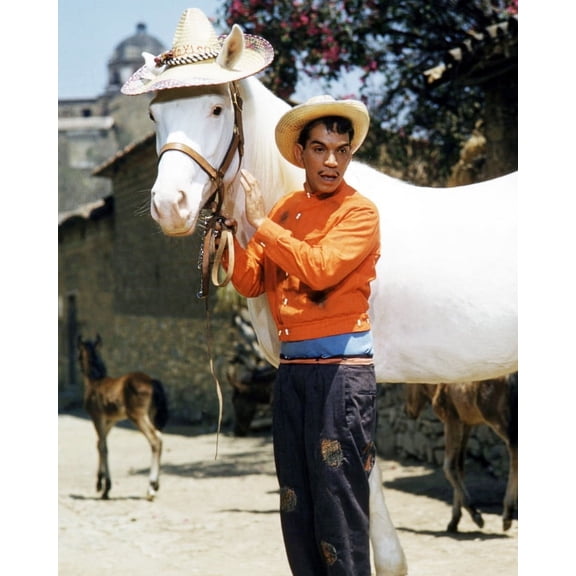 Cantinflas 24X36 Classic Hollywood Poster With Horse