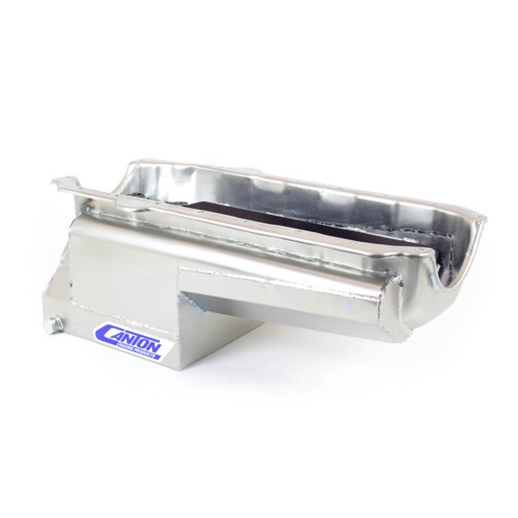 Canton 13-104 Oil Pan - Drag Race - Rear Sump - 7 qt - 8 in Deep - Steel
