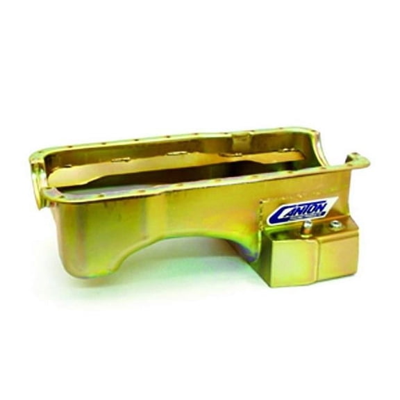 Canton 15-644 7 qt. Rear Sump T-Style Road Race Oil Pan for Small Block Ford 289-302