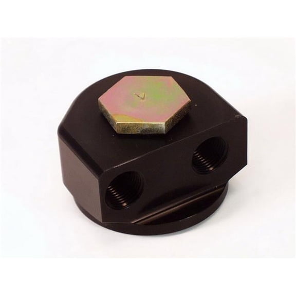 Canton 22-598 90 deg Rotating Remote Oil Filter Adapter - 22 mm