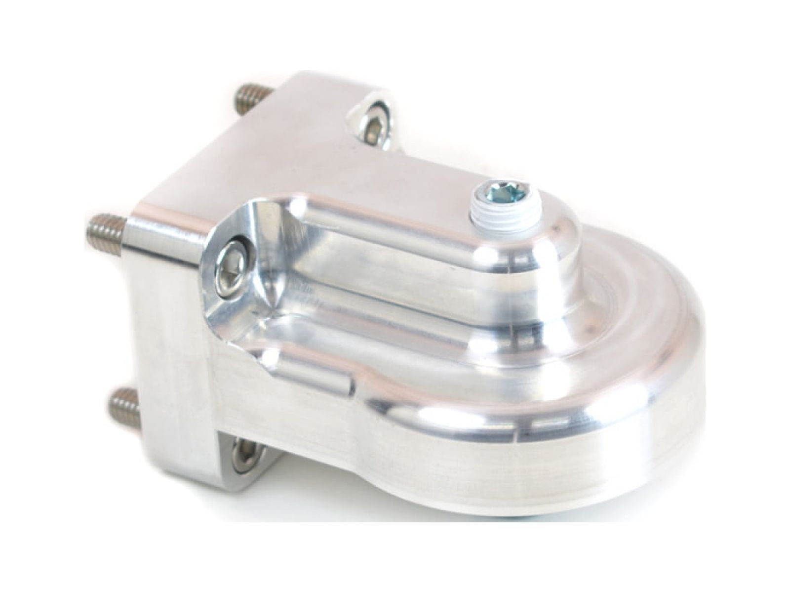 Canton 22628 Billet Aluminum Remote Oil Filter Mount For Ford FE