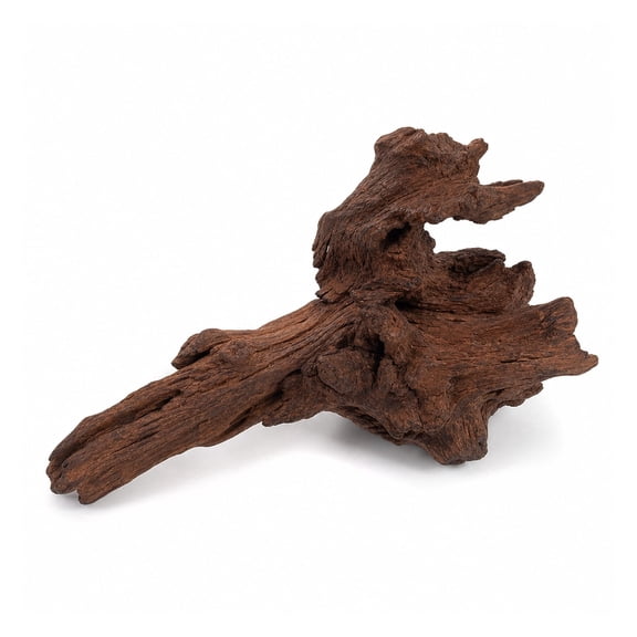 Canton Aquatics Malaysian Driftwood Aquarium Tank Decor, Brown, 4-6 in, 1 Count
